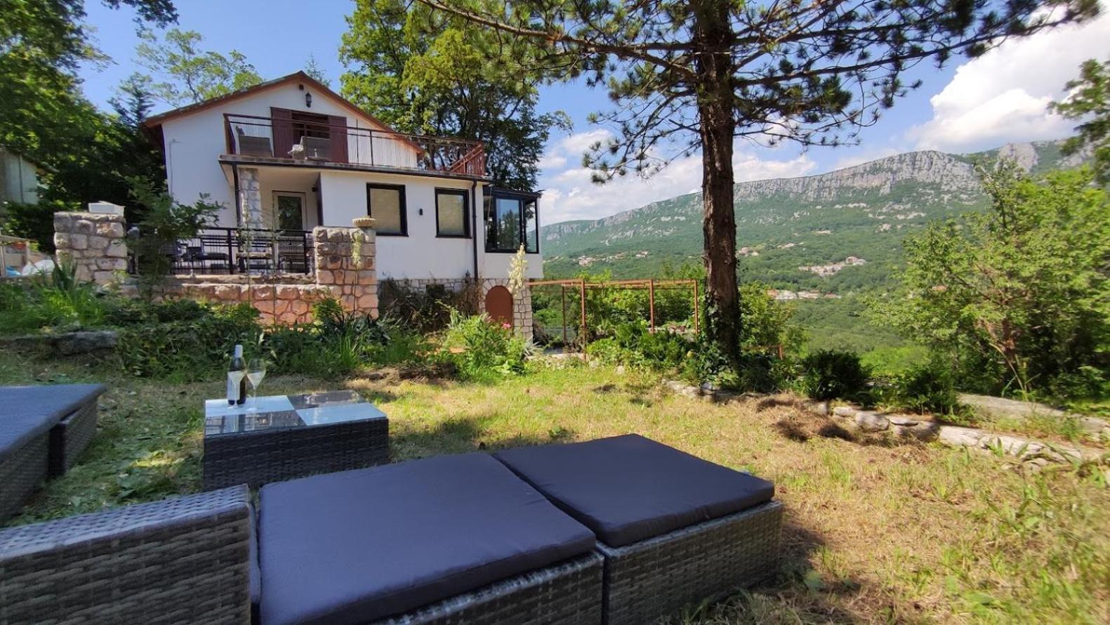 Amazing Sea-Mountain Valley View House With 3 Terraces And Huge Chill Gardens, 5Min From The Sea! ブリビル エクステリア 写真