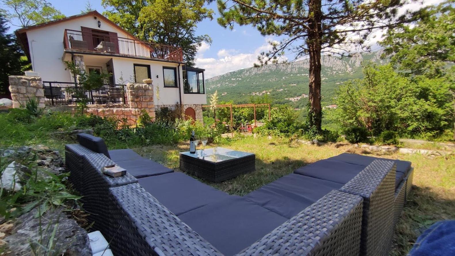 Amazing Sea-Mountain Valley View House With 3 Terraces And Huge Chill Gardens, 5Min From The Sea! ブリビル エクステリア 写真